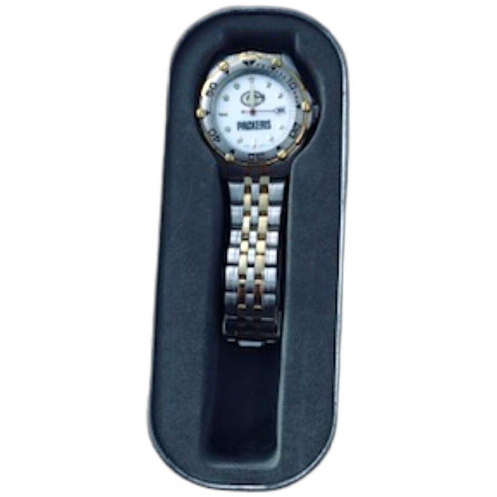 Green Bay Packers Two-Tone Competitor Series Sports Watch ...... New in Case